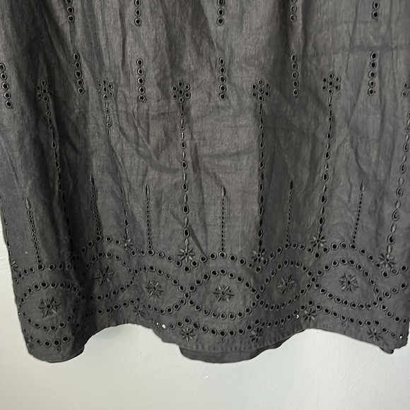 Oscar De la Renta Linen tank sheath dress size 10P - Picture 4 of 6